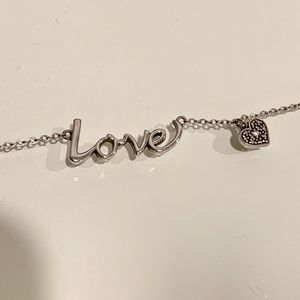Michael Hill sterling silver Love Necklace